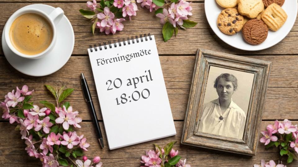 Föreningsmöte 20 april