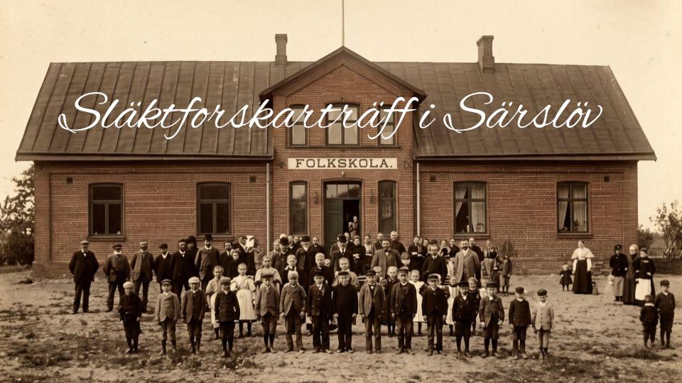 Släktforskarträffar i Särslöv